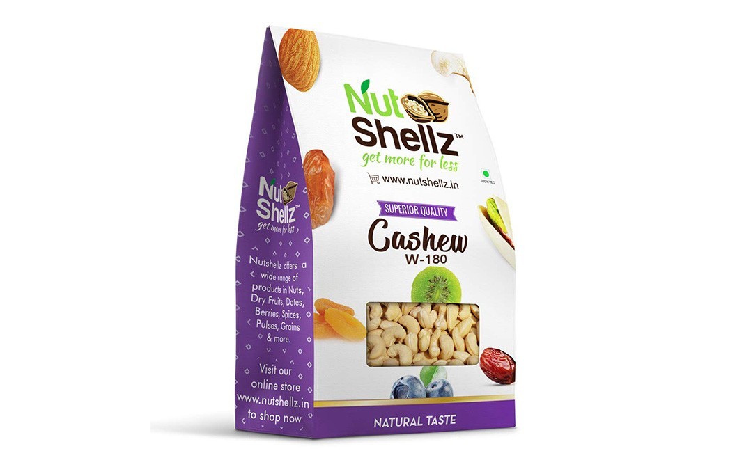Nutshellz Cashew W-180    Box  250 grams